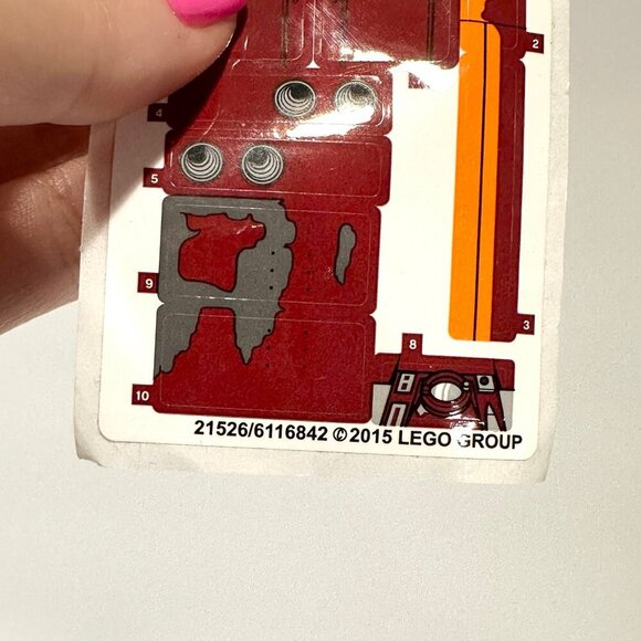 LEGO Star Wars: The Force Awakens Rey's Speeder Replacement Sticker Sheet 75099 - Picture 3 of 4